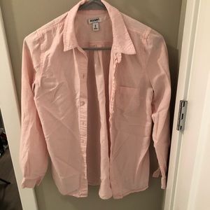 Light pink button up blouse